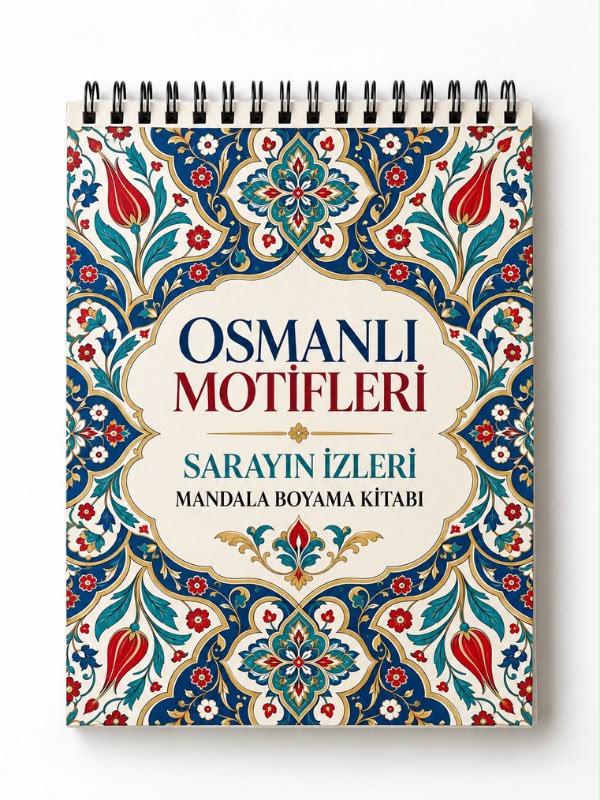 Osmanlı Motifleri Mandala Kitabı - Geleneksel Tasarımlar